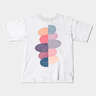 Zen Rocks Abstract Kids T-Shirt